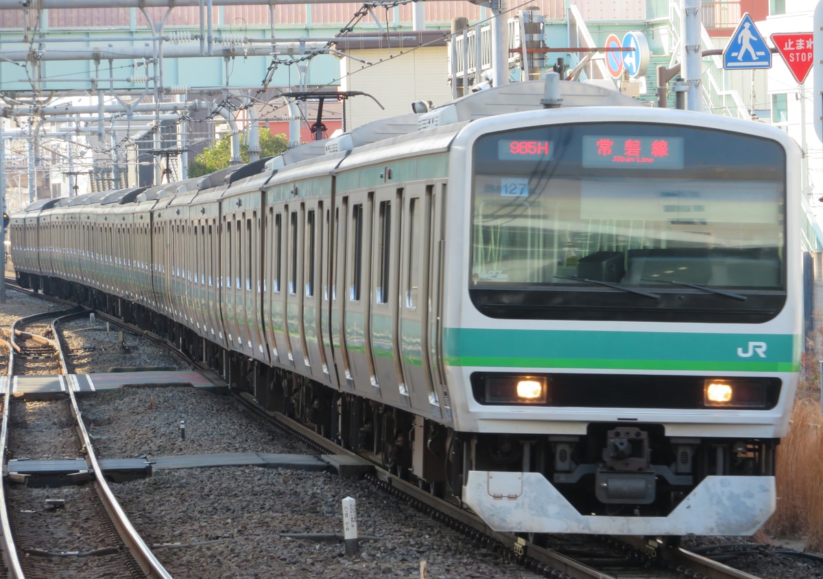 JR東日本 松戸車両センター本区 E231系 マト127編成