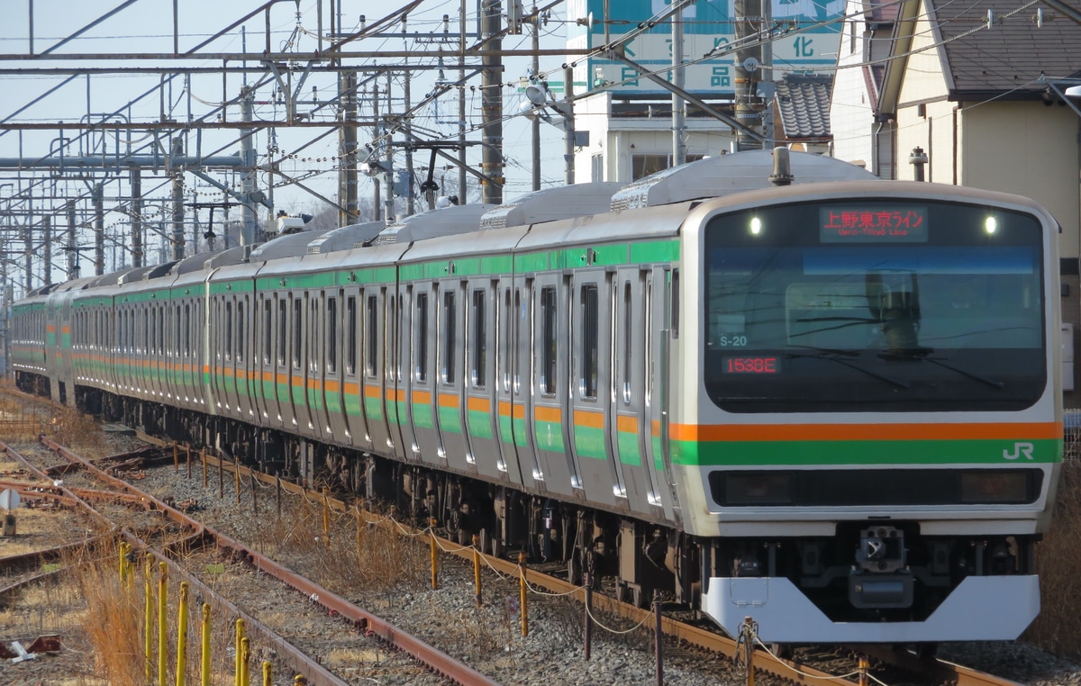 JR東日本 国府津車両センター E231系 コツS-20編成