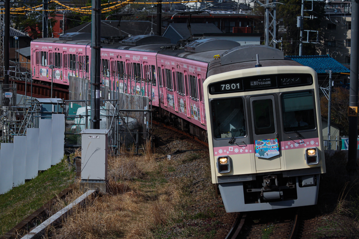 京王電鉄 若葉台検車区 7000系 7801f