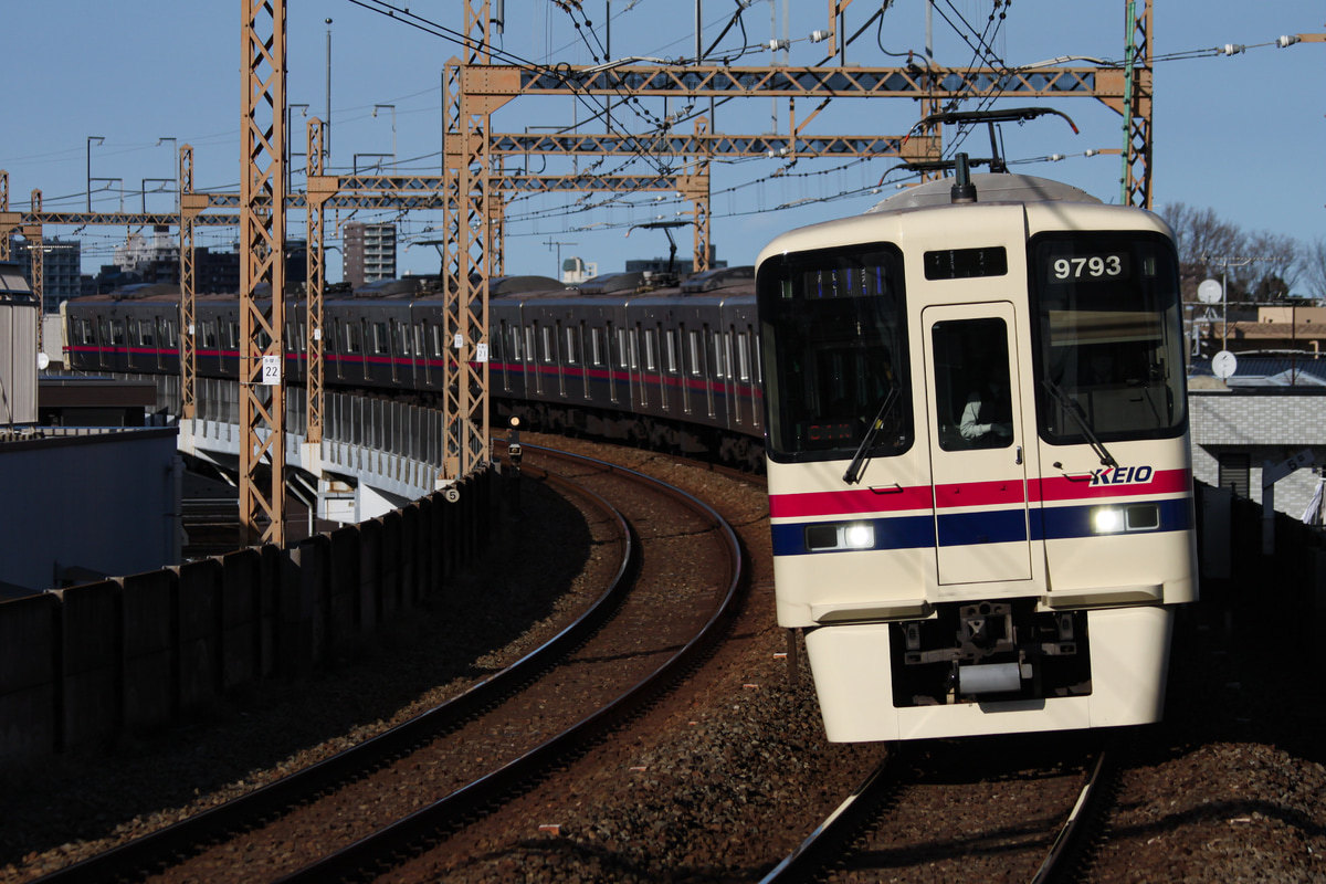 京王電鉄 若葉台検車区 9000系 9743f
