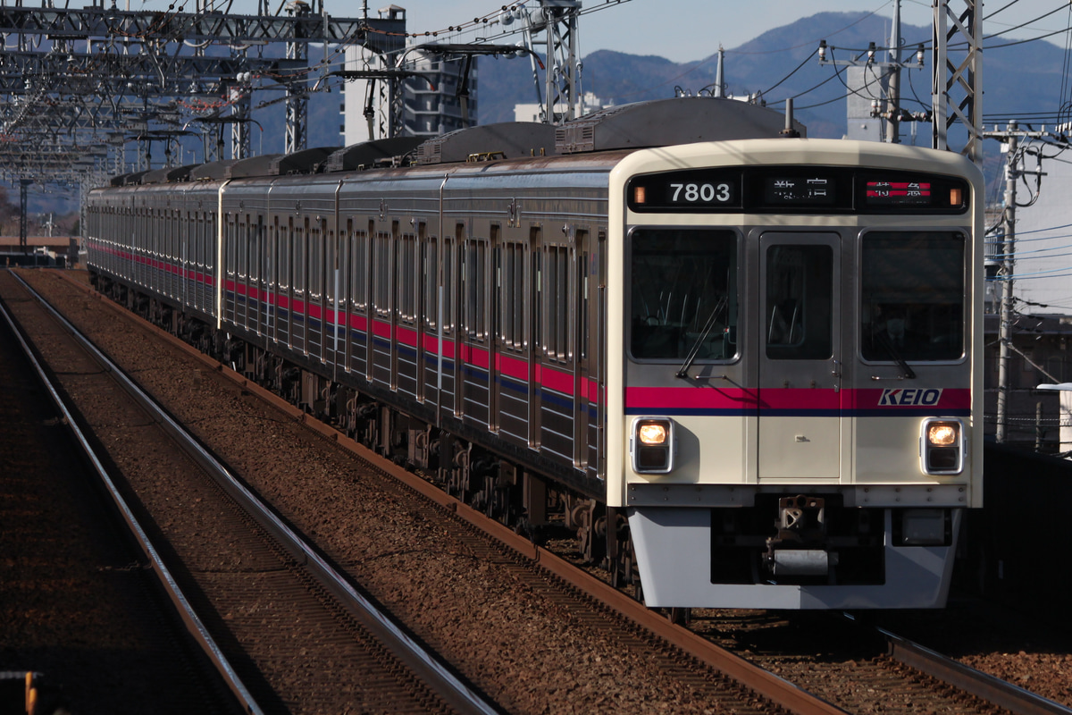 京王電鉄 若葉台検車区 7000系 7803f