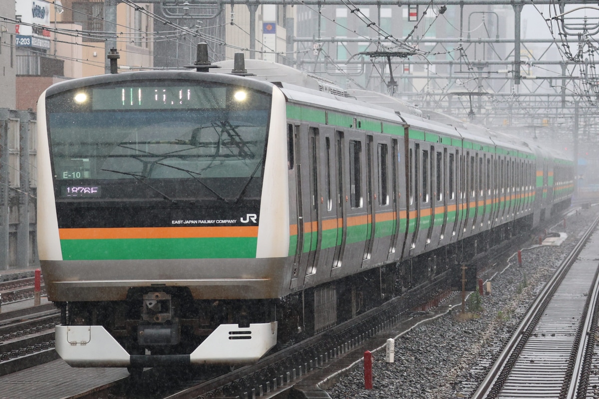 JR東日本 国府津車両センター e233系 コツE-10編成