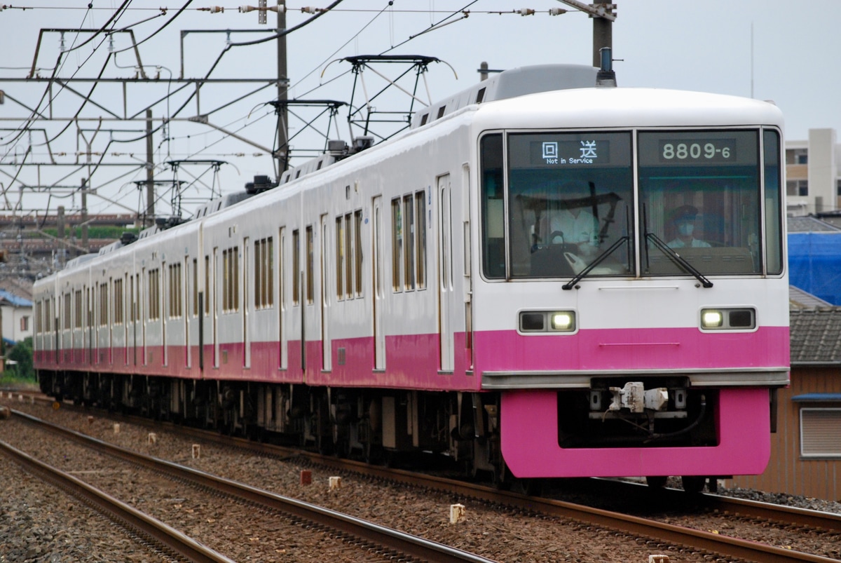 京成電鉄 くぬぎ山車両基地 8800形 8809F