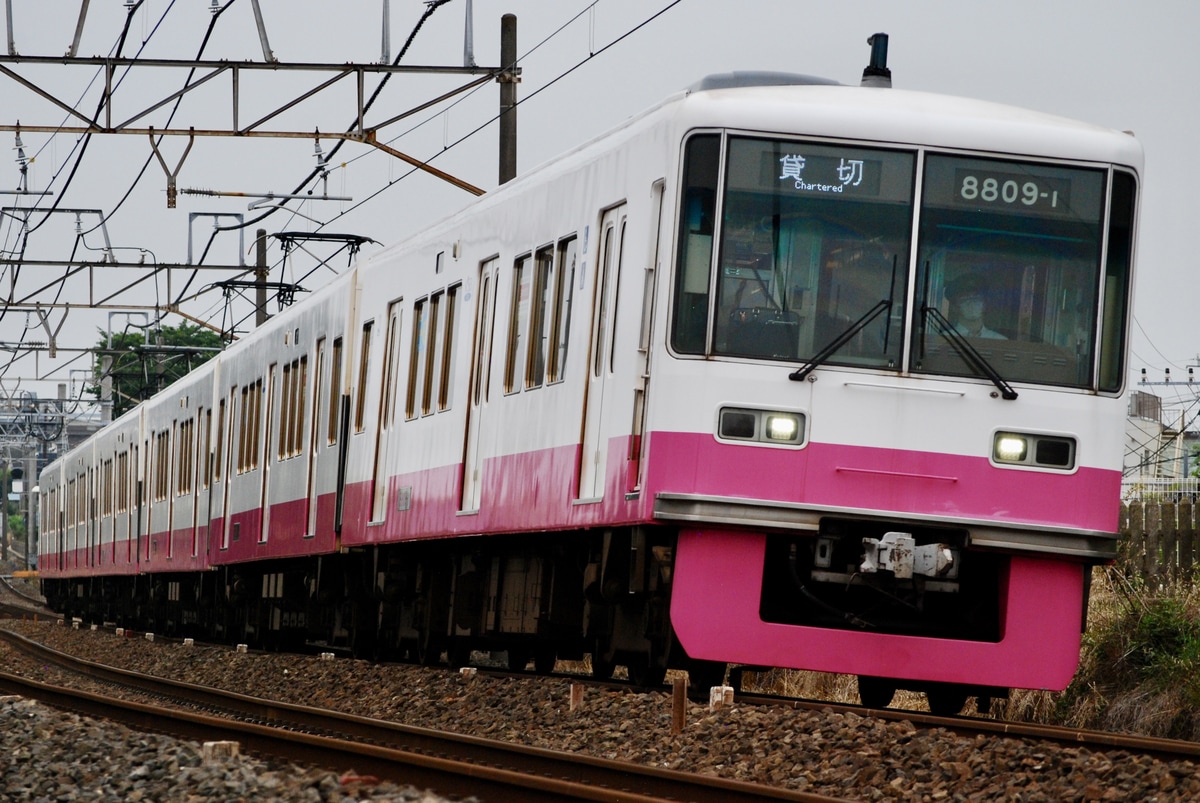 京成電鉄 くぬぎ山車両基地 8800形 8809F