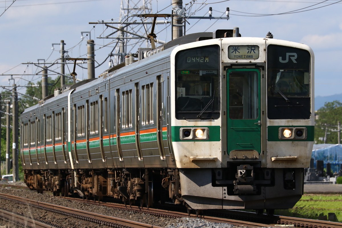 JR東日本 山形新幹線車両センター 719系 Y-4編成