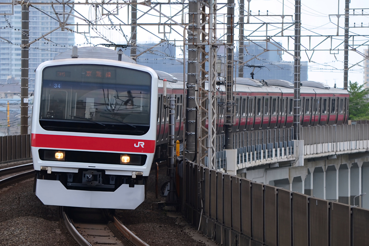 JR東日本 京葉車両センター 209系 ケヨ34編成