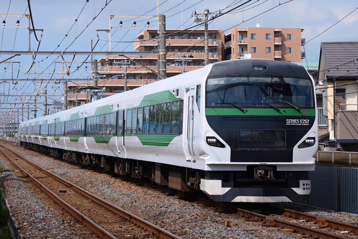 JR東日本 大宮総合車両センター東大宮センター E257系 オオOM-92編成
