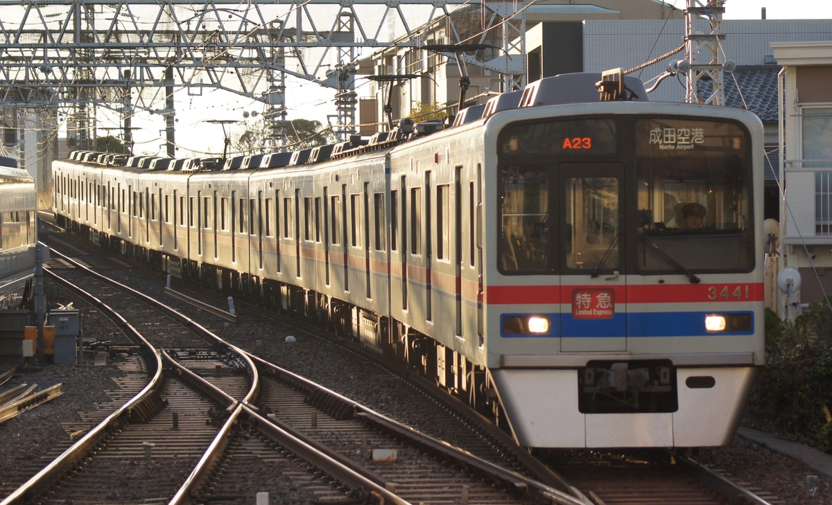 京成電鉄 宗吾車両基地 3400形 3448F