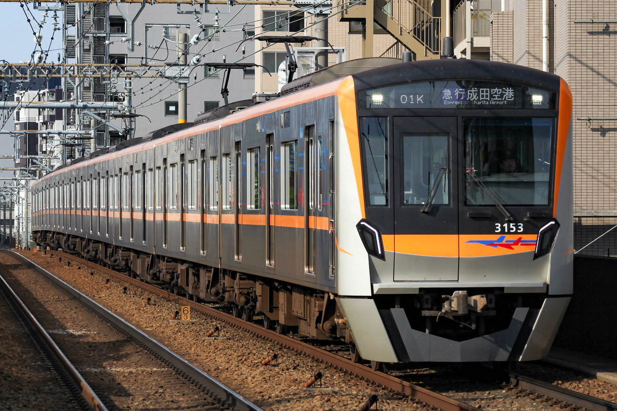 京成電鉄 宗吾車両基地 3100形 3153F