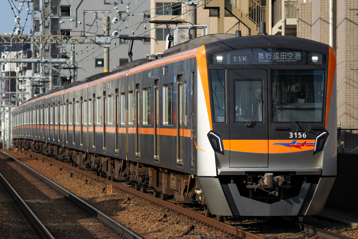京成電鉄 宗吾車両基地 3100形 3156F