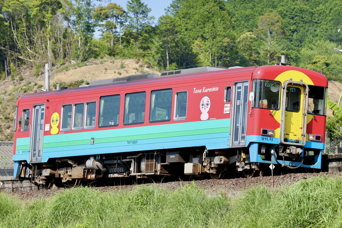土佐くろしお鉄道 中村車両基地 TKT8000形 21