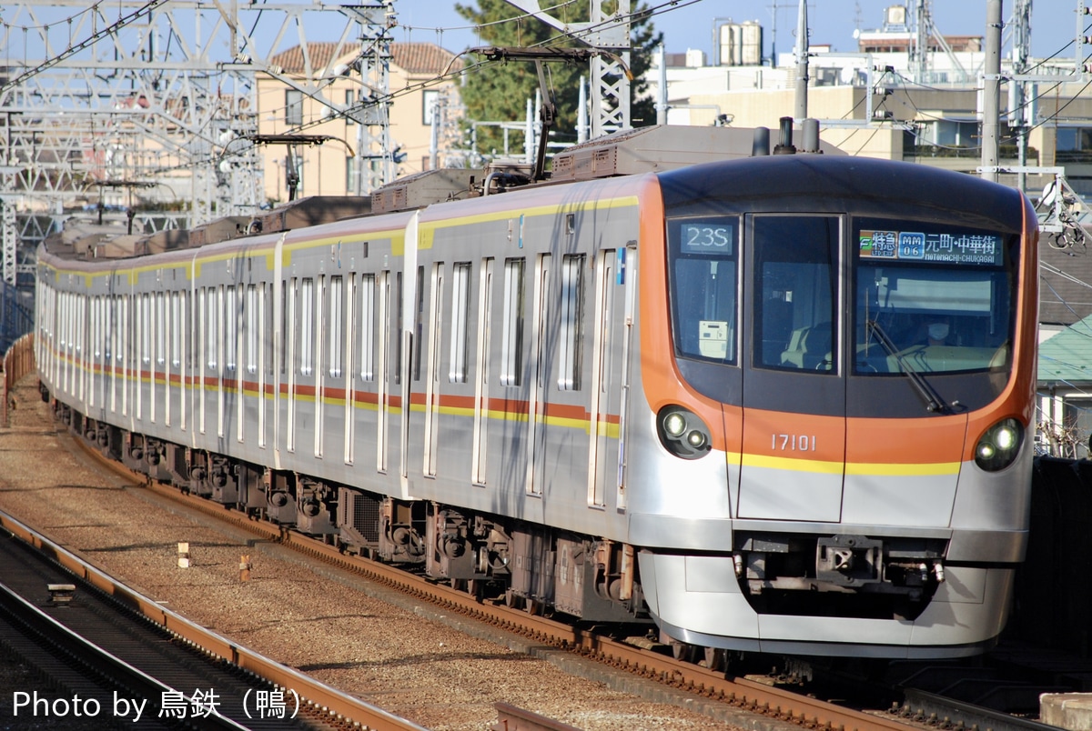 東京メトロ 和光検車区 17000系 17101F