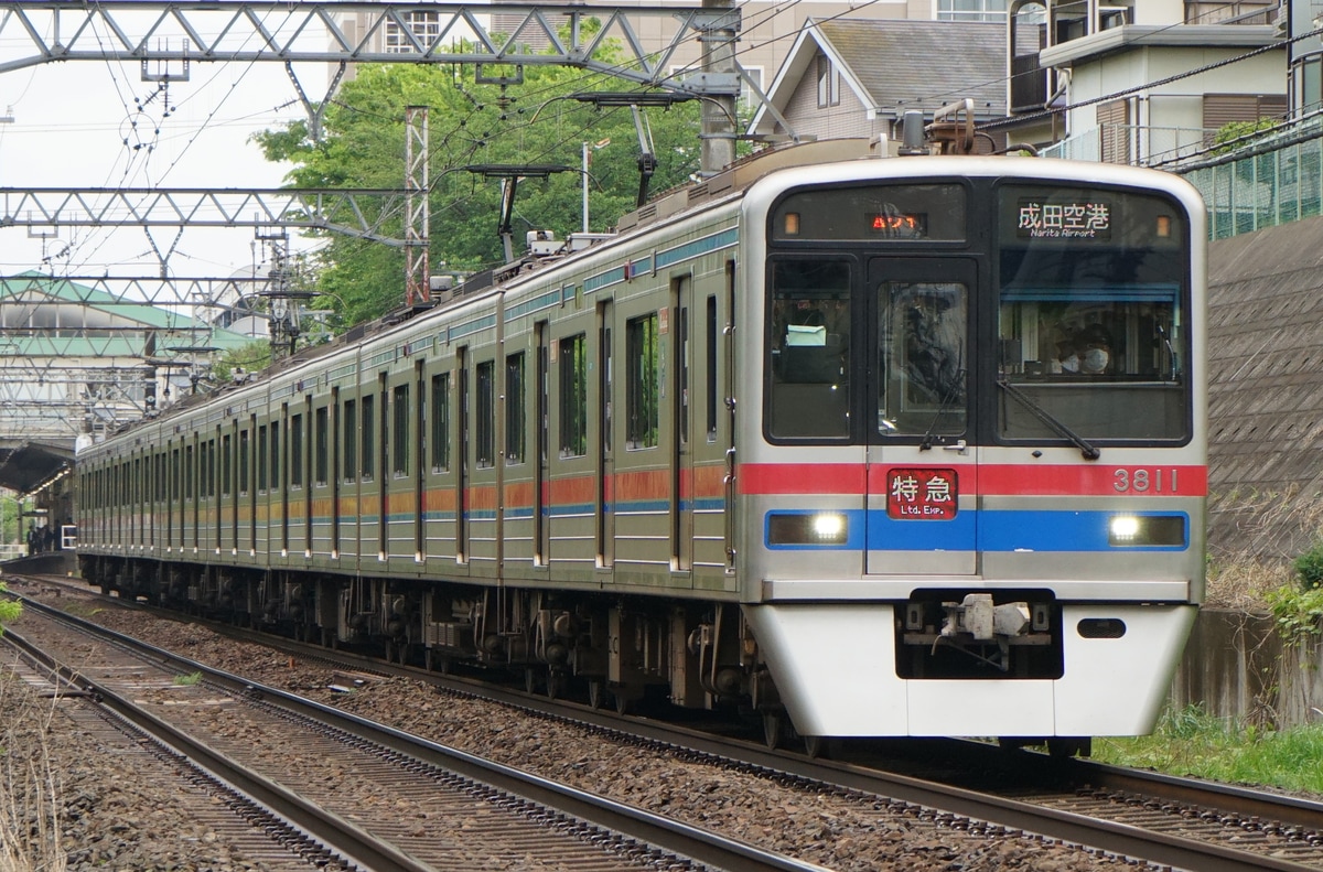 京成電鉄 宗吾車両基地 3700形 3818F