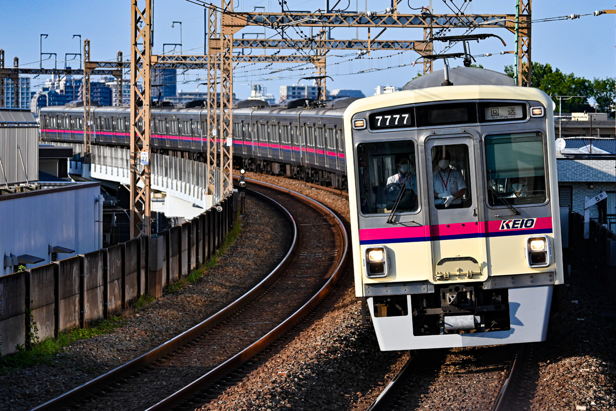 京王電鉄 若葉台検車区 7000系 7727f