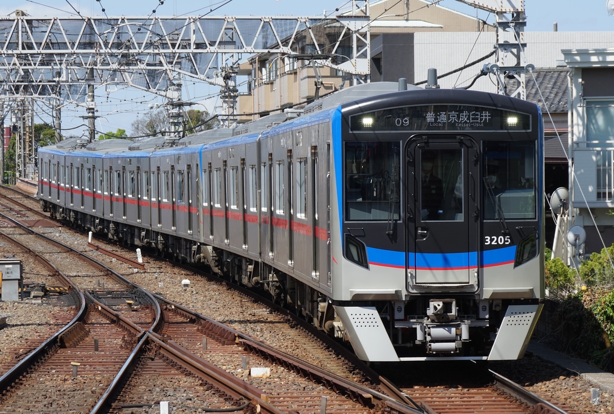 京成電鉄 宗吾車両基地 3200形 3205F