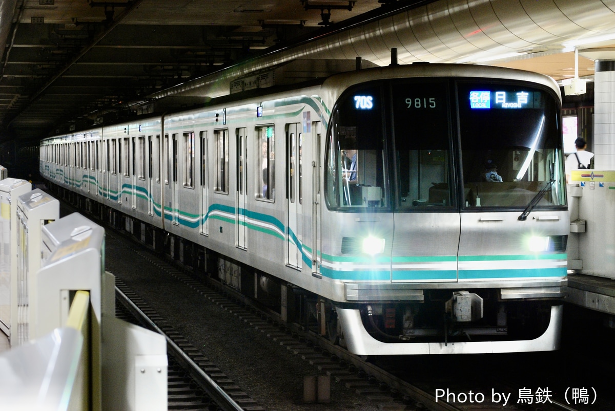 東京メトロ 王子検車区千住工場 9000系 9115F