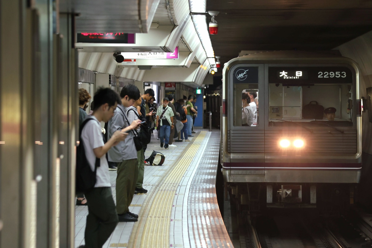 大阪市高速電気軌道 大日検車場 22系 22653F