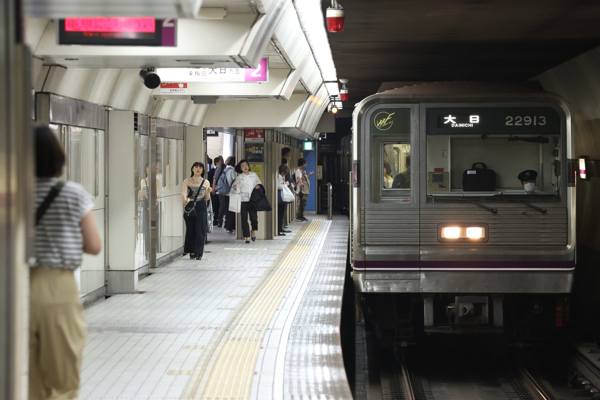 大阪市高速電気軌道 大日検車場 22系 22613F