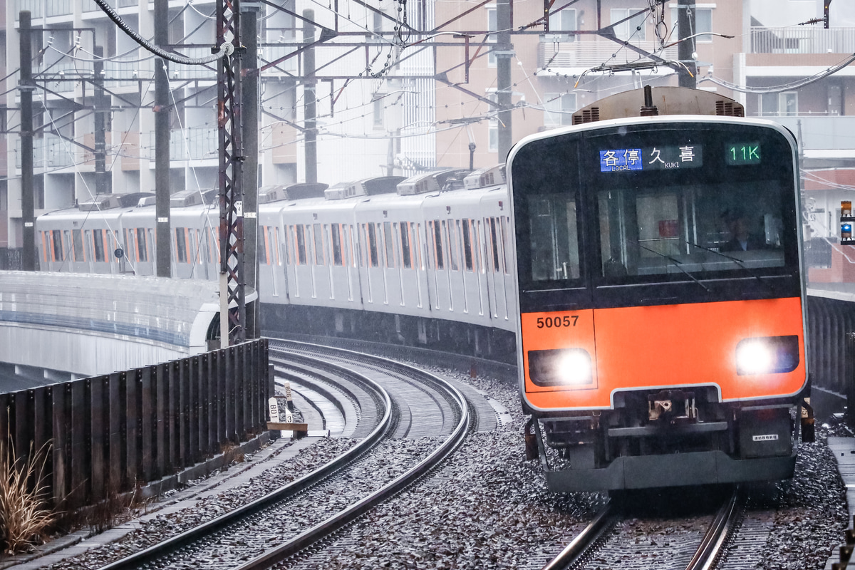 東武鉄道 南栗橋車両管区 50050系 51057F