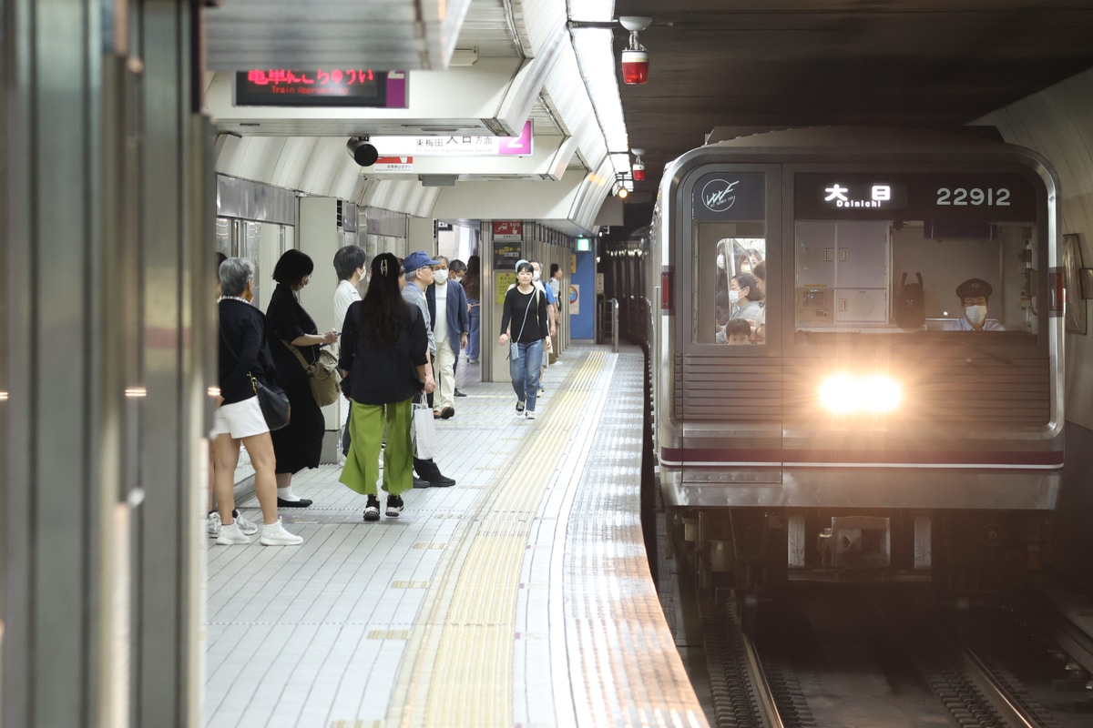 大阪市高速電気軌道 大日検車場 22系 22612F