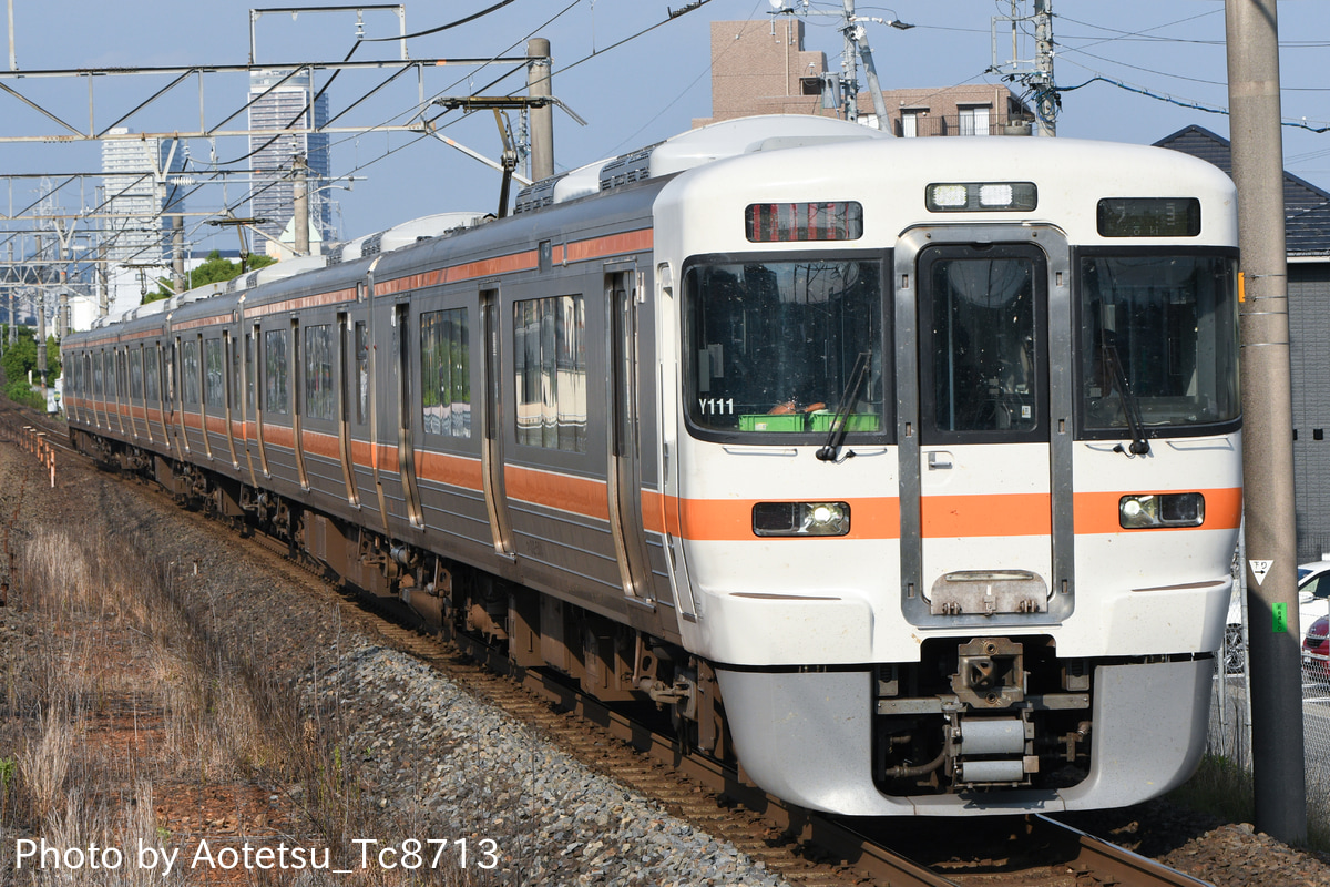 JR東海 大垣車両区 313系 Y111