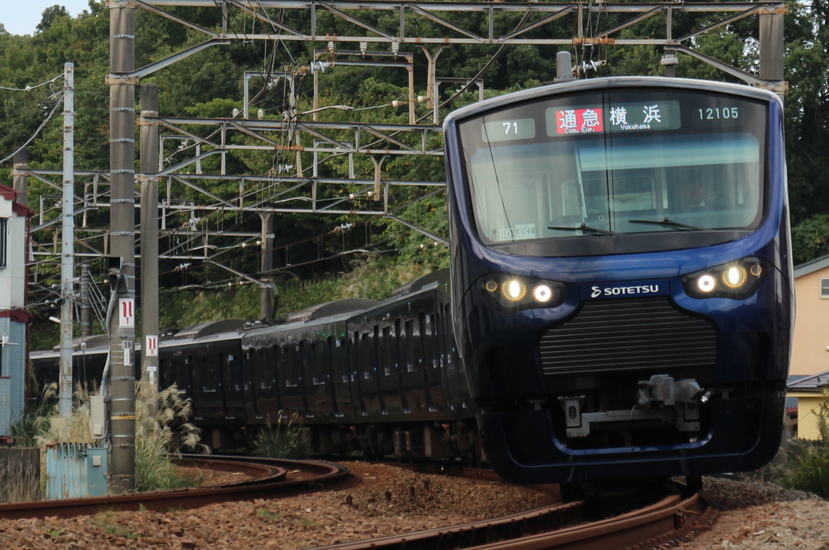 相模鉄道 かしわ台車両センター 12000系 12105f