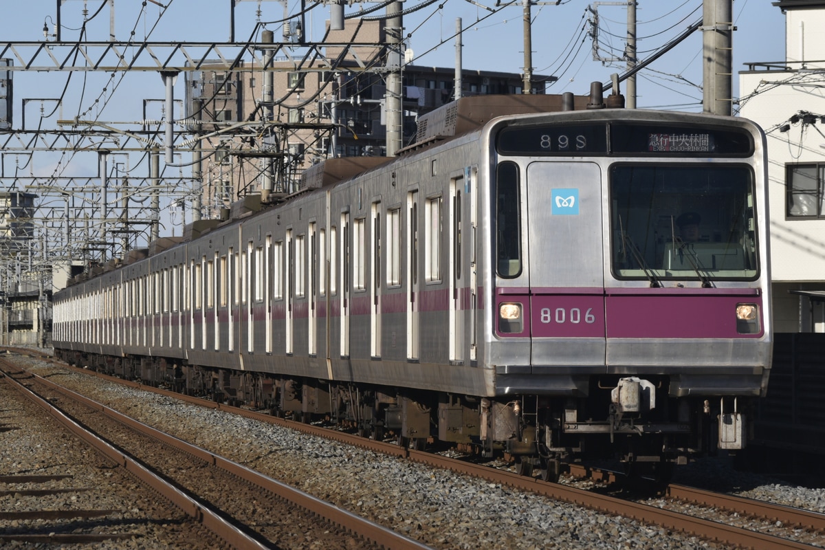 東京メトロ 鷺沼検車区 8000系 8106F