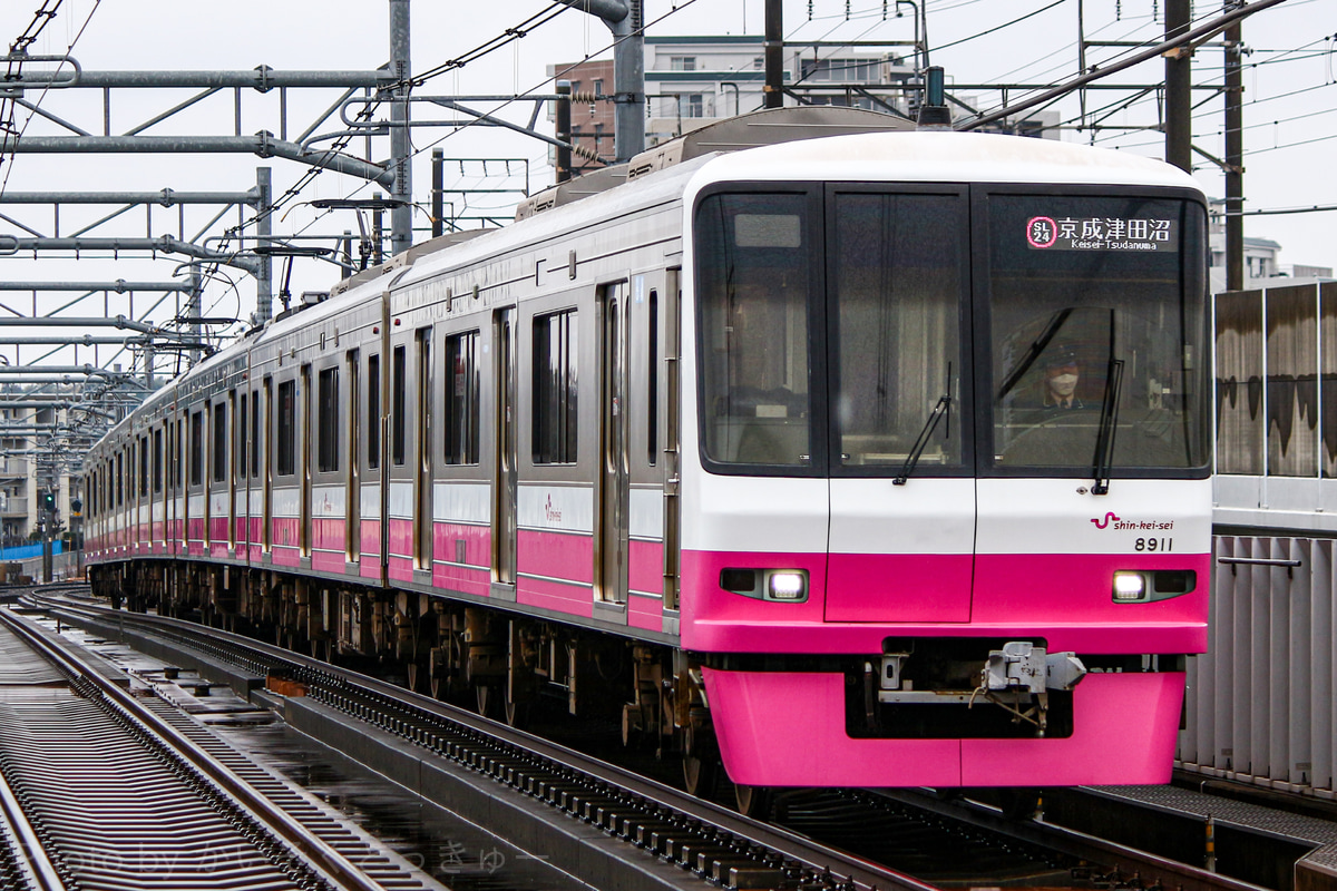 新京成電鉄 くぬぎ山車両基地 8900形 8918f