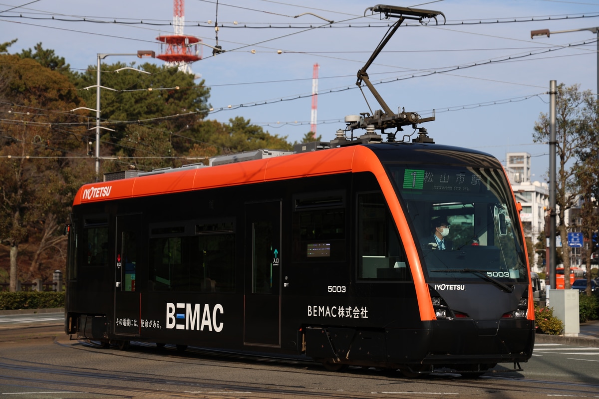 伊予鉄道 古町車両工場 モハ5000形 5003