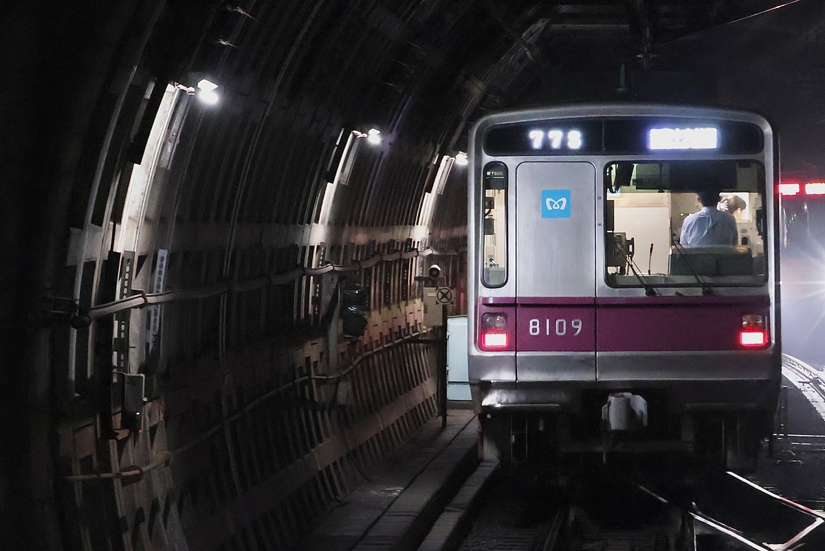 東京メトロ 鷺沼検車区 8000系 8109F