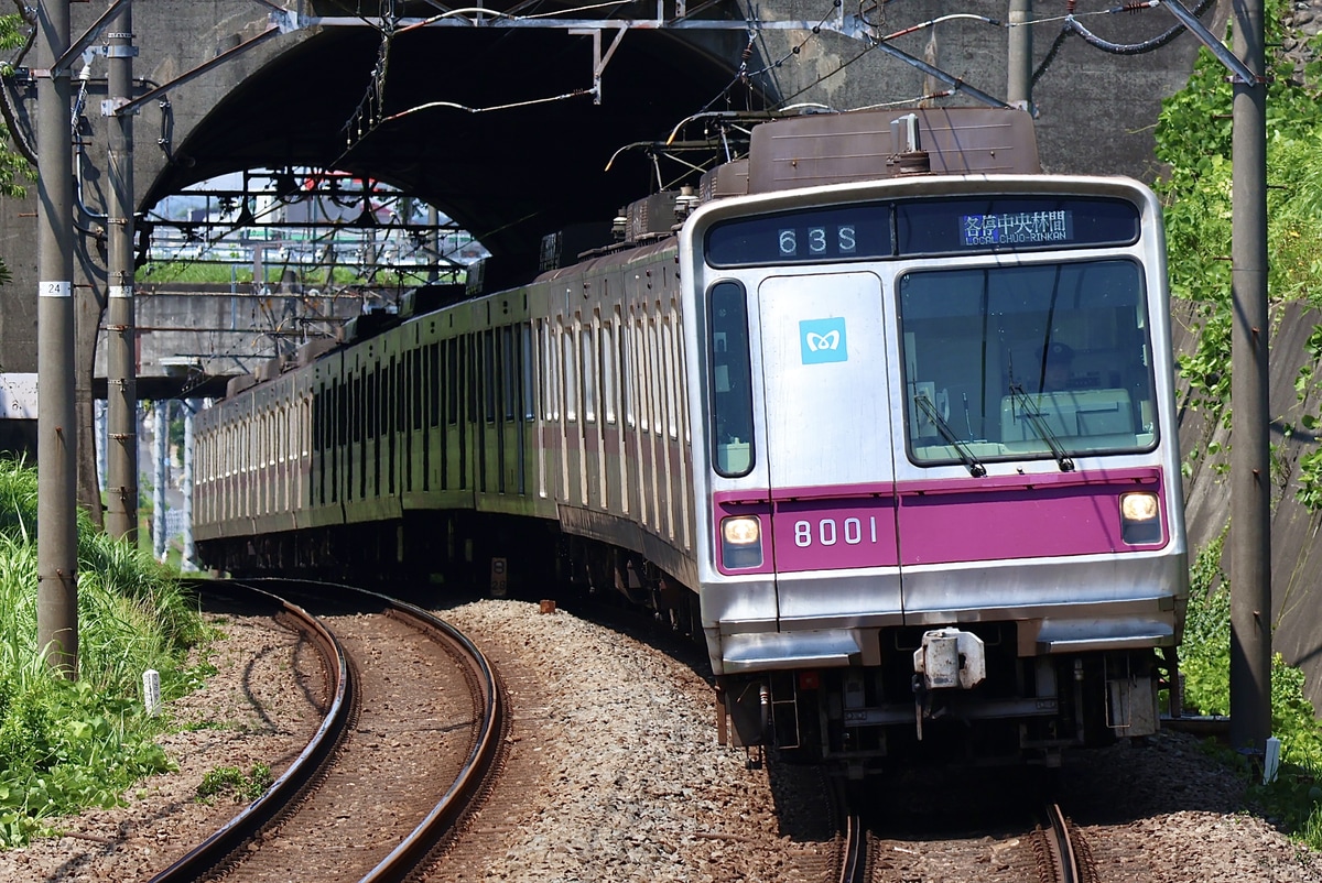 東京メトロ 鷺沼検車区 8000系 8101F