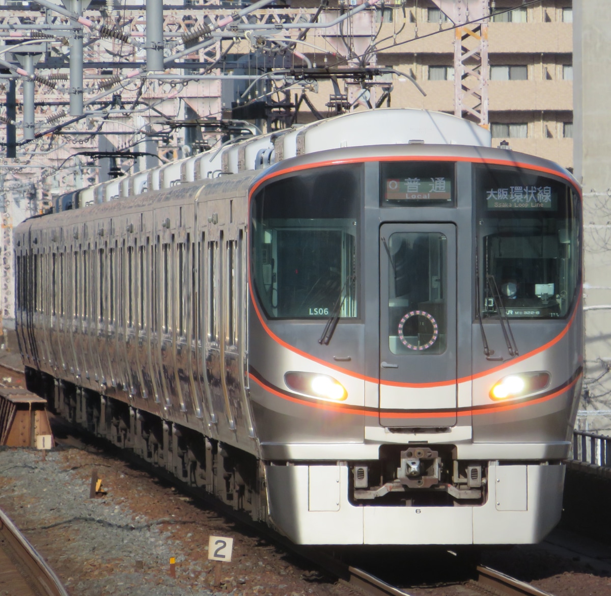 JR西日本 吹田総合車両所森ノ宮支所 323系 LS06編成