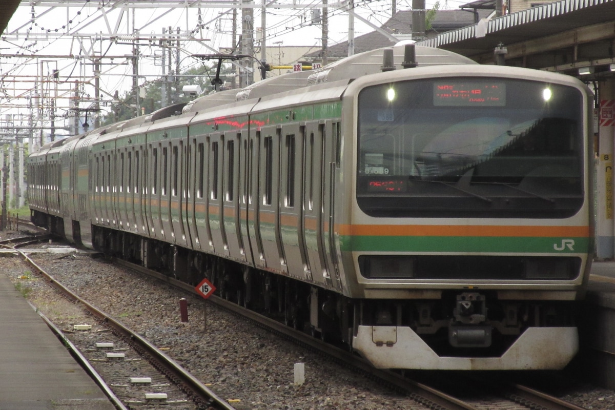 JR東日本 小山車両センター E231系 ヤマU-589編成
