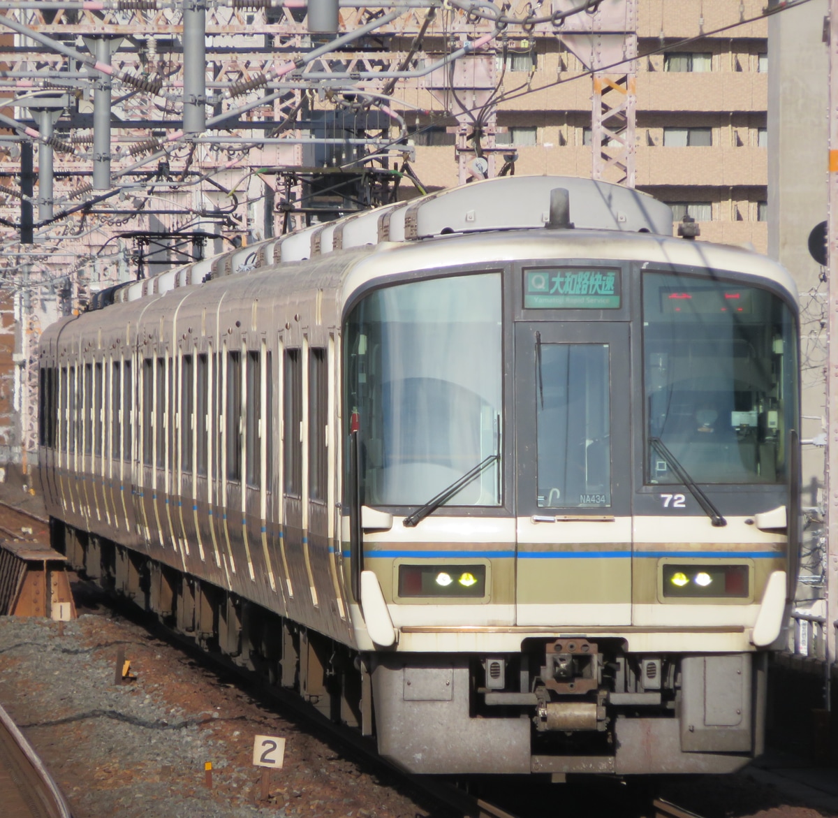 JR西日本 吹田総合車両所奈良支所 221系 NA434編成