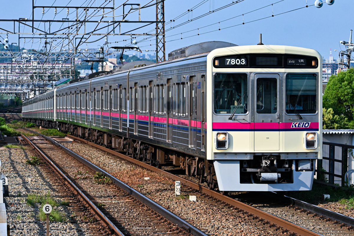 京王電鉄 若葉台検車区 7000系 7803f