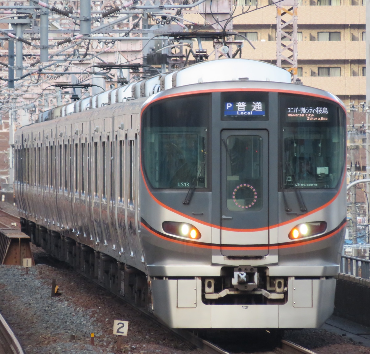 JR西日本 吹田総合車両所森ノ宮支所 323系 LS13編成