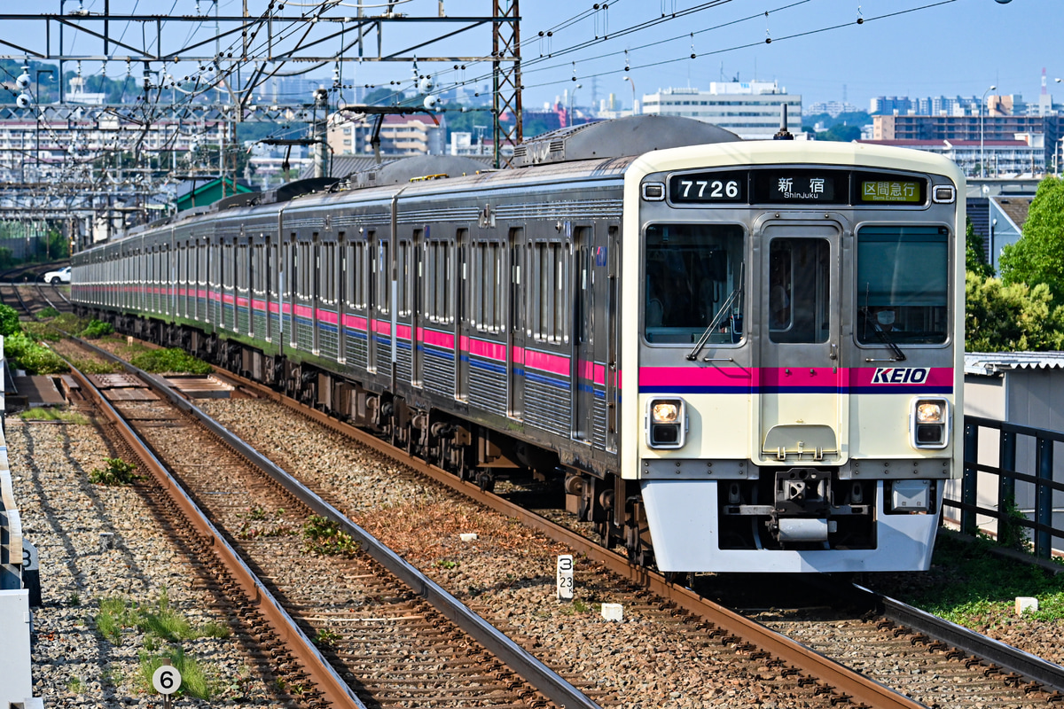 京王電鉄 若葉台検車区 7000系 7726f