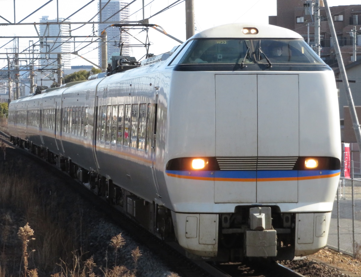 JR西日本 吹田総合車両所京都支所 683系 キトW33編成