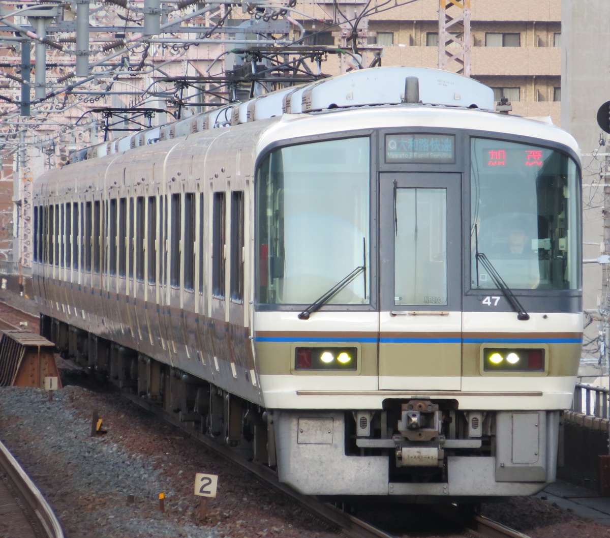 JR西日本 吹田総合車両所奈良支所 221系 NB803編成