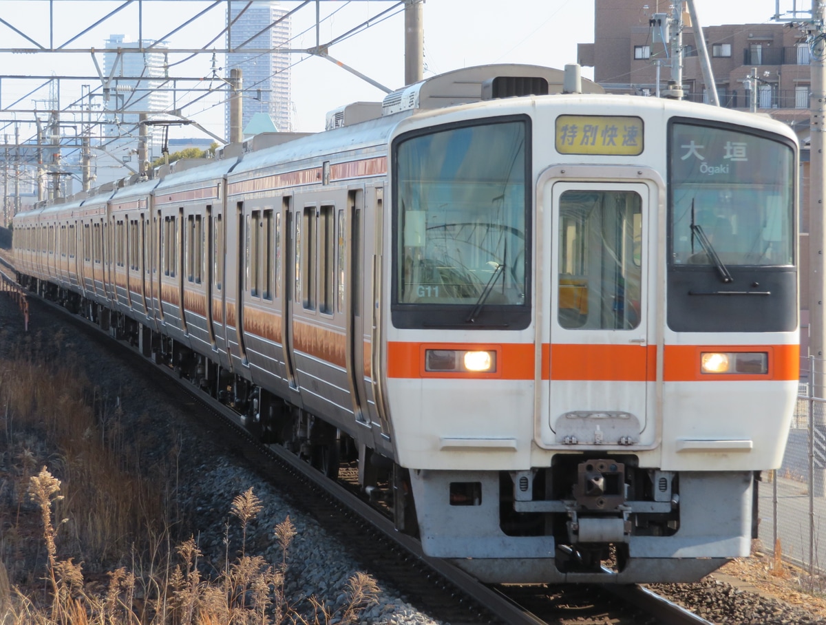 JR東海 大垣車両区 311系 カキG11編成