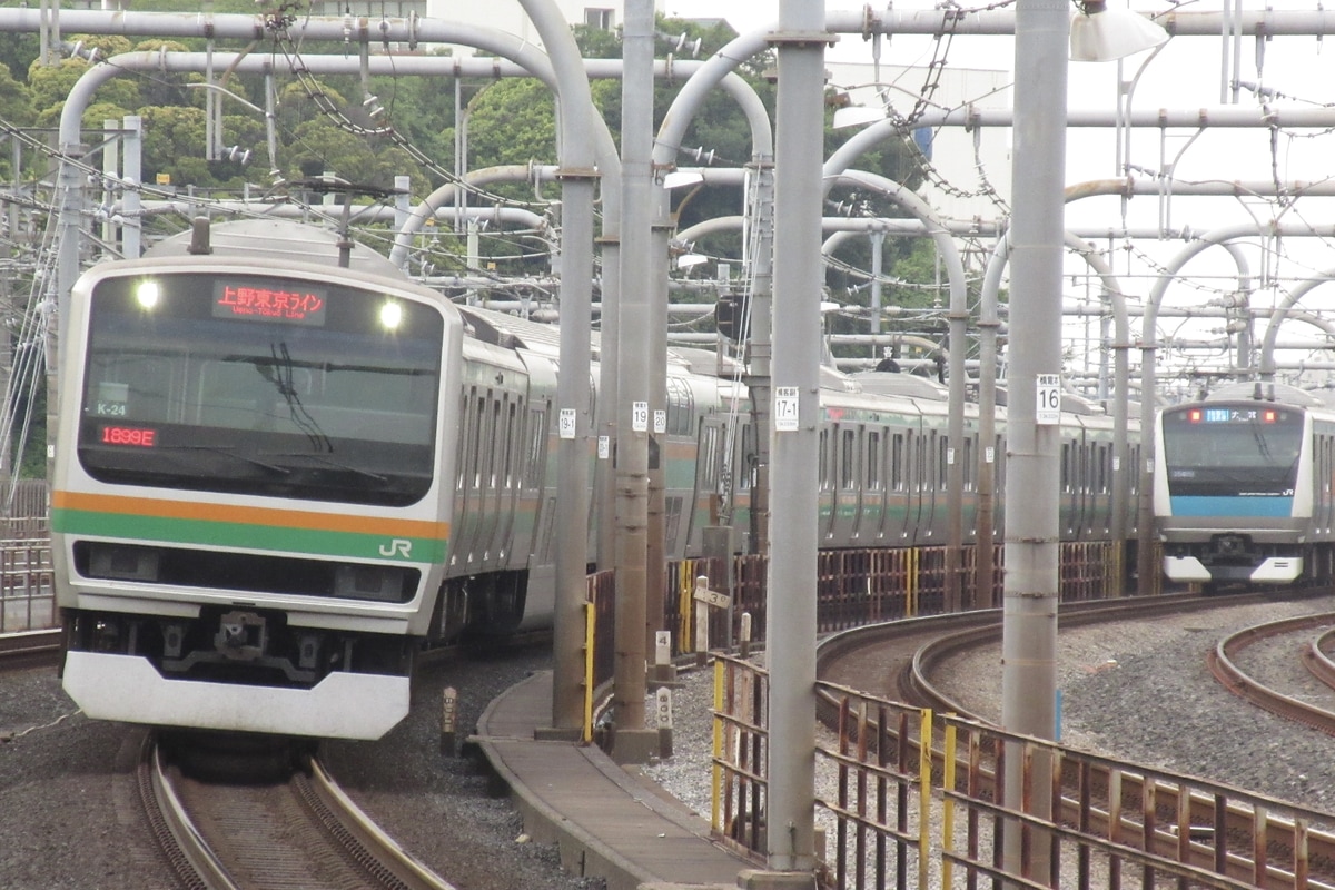JR東日本 国府津車両センター E231系 コツK-24編成