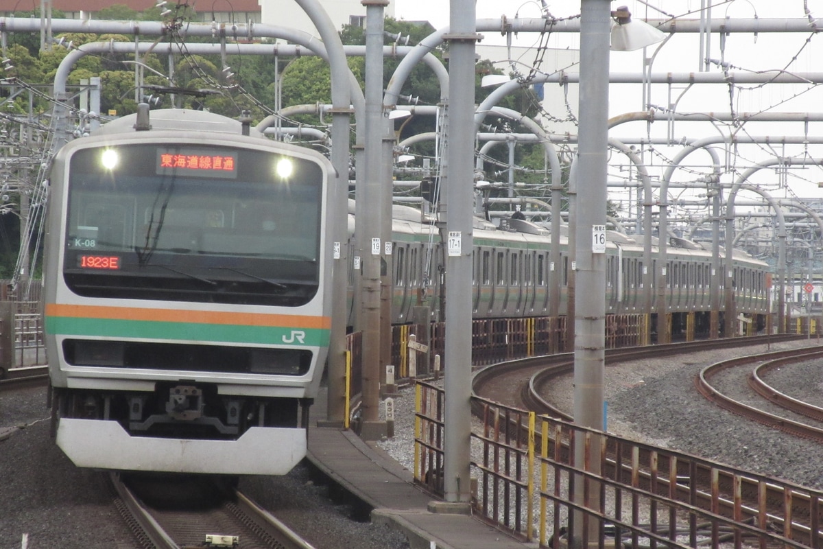JR東日本 国府津車両センター E231系 コツK-08編成