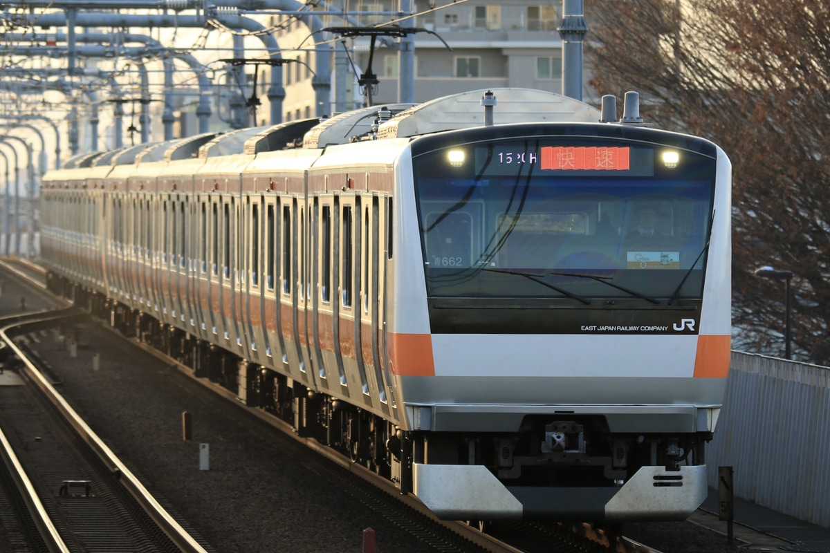 JR東日本 豊田車両センター本区 E233系 トタ青662編成