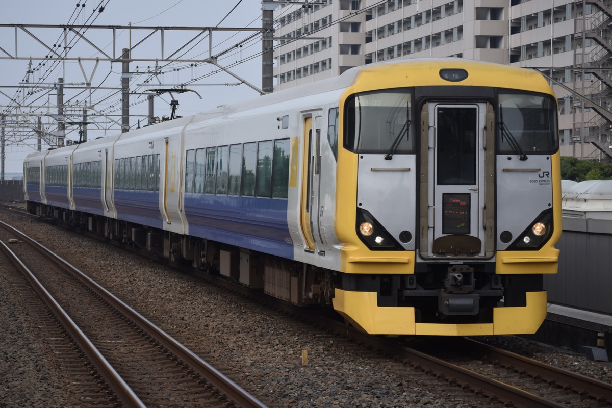 JR東日本 幕張車両センター本区 E257系 マリNB-02編成