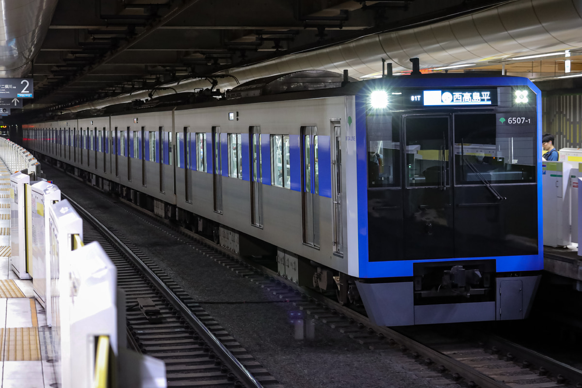 東京都交通局 志村検車場 6500形 6507F