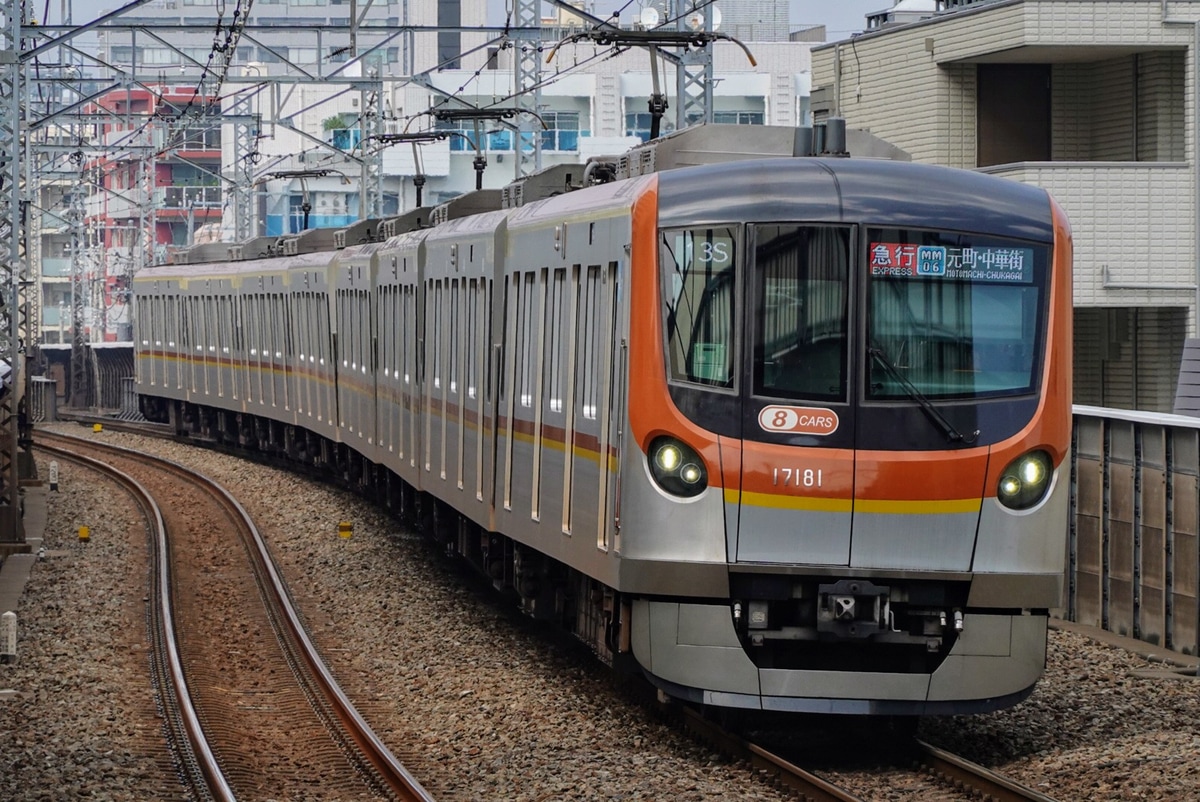 東急電鉄 新木場CR 17000系 17081F