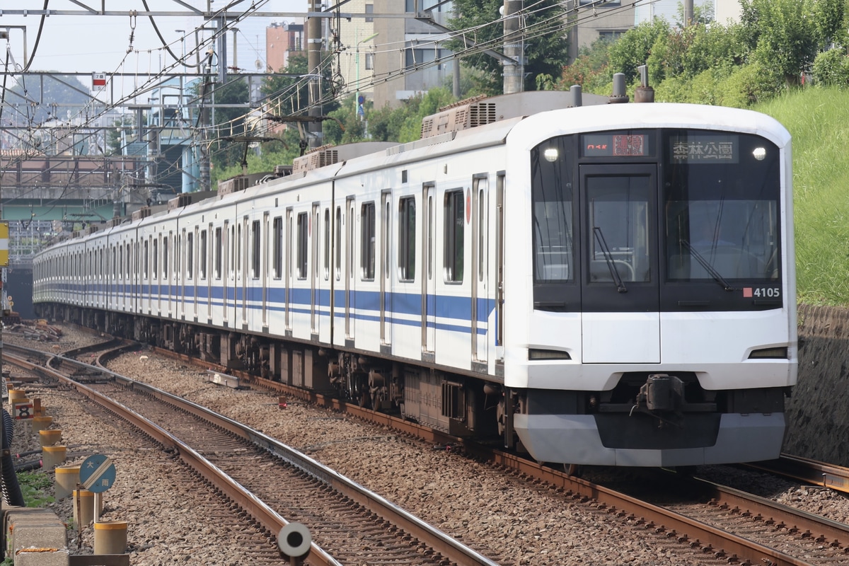 東急電鉄 元住吉検車区 5050系 4105F