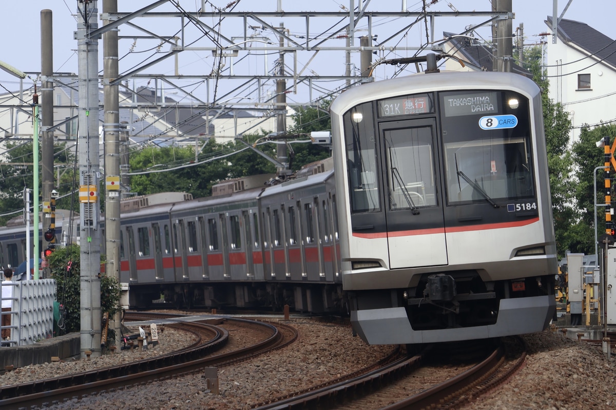 東急電鉄 元住吉検車区 5080系 5184F