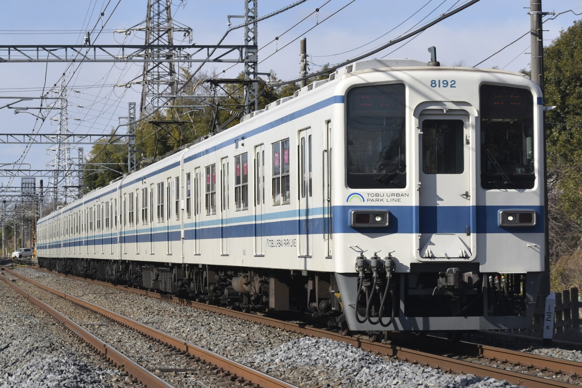 東武鉄道 南栗橋車両管区七光台支所 8000系 8192F