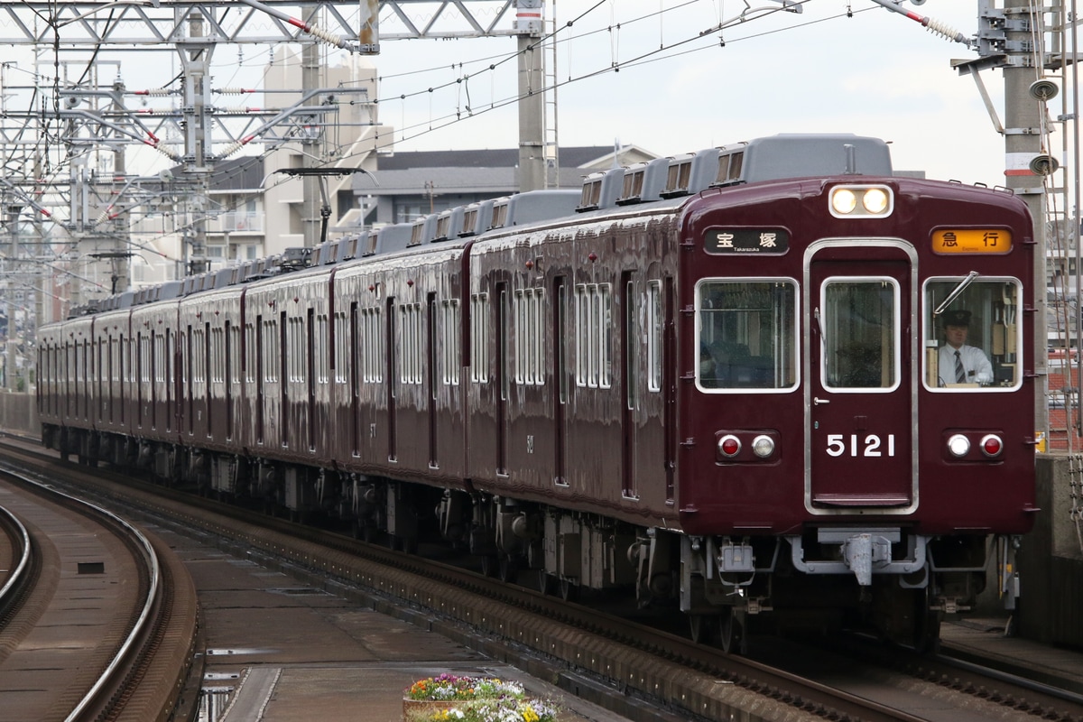 阪急電鉄 平井車庫 5100系 5128F